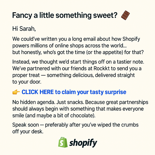 Email Example for: Shopify