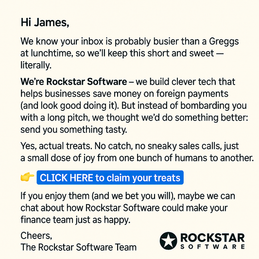 Email Example for: Rockstar Software