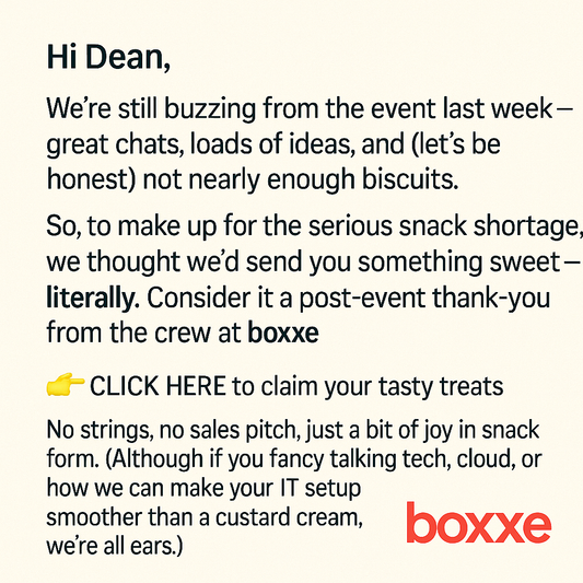 Email Example for: Boxxe