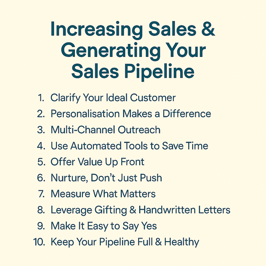 Increasing Sales &amp; Generating Your Sales Pipeline